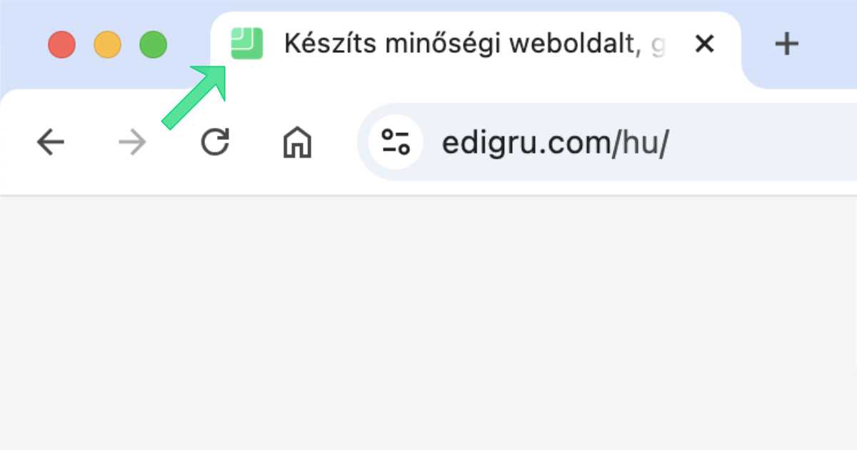 Favicon - miért fontos? - Cikk (edigru Help Center)