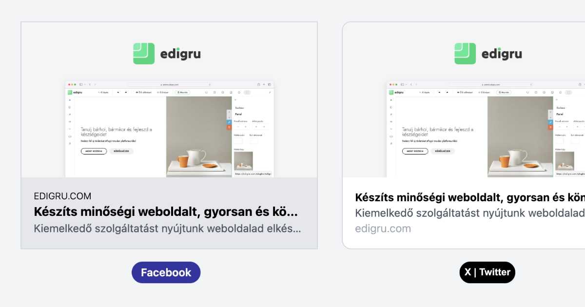 Open Graph - Cikk (edigru Help Center)